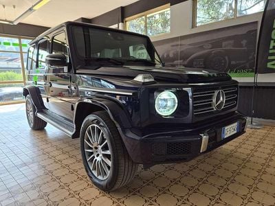 Usata Mercedes G500 Premium Plus 421 CV (309 kW) 2021 Blu sodalite SUV