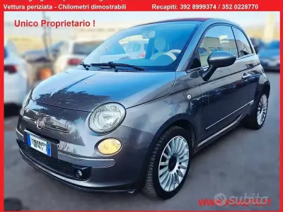 Usado Fiat 500C Lounge 69 CV (50 kW) 2015 Gris Descapotable