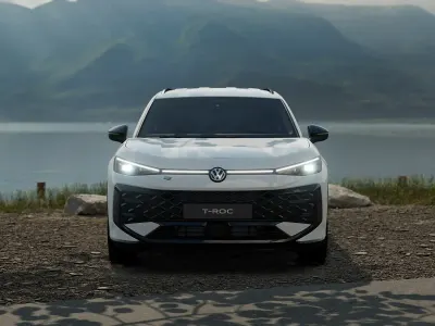 Nuova VW T-Roc R-line 150 CV (110 kW) 2026 Pure white SUV