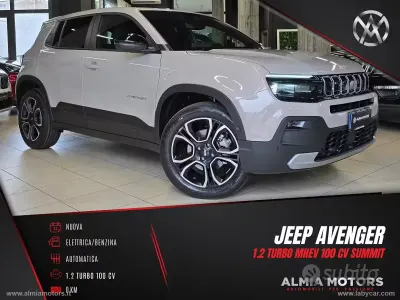 Nuova Jeep Avenger Summit 101 CV (74 kW) 2026 Grigio SUV