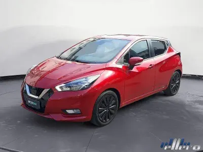 Usata Nissan Micra Tekna 92 CV (67 kW) 2022 Rosso Utilitaria