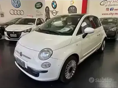 Usata Fiat 500 75 CV (55 kW) 2010 Bianco Berlina