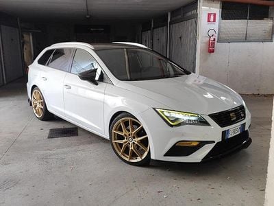 Usata Seat Leon ST FR 184 CV (135 kW) 2017 Bianco Station wagon