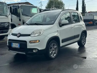 Usata Fiat Panda 4x4 S 84 CV (61 kW) 2013 Bianco Utilitaria