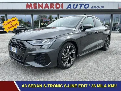 Usado Audi A3 S-Line 150 CV (110 kW) 2023 Gris Berlina