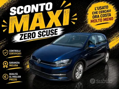 Usata VW Golf VII Business 116 CV (85 kW) 2020 Blu Berlina