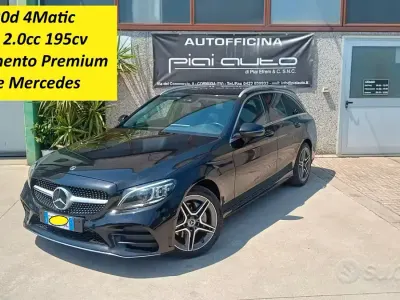 Usata Mercedes C220 Premium 194 CV (142 kW) 2019 Nero Station wagon