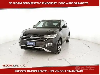 Usata VW T-Cross Advance 110 CV (80 kW) 2023 Nero SUV