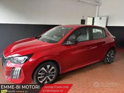 Usata Peugeot 208 Active 75 CV (55 kW) 2024 Rosso Utilitaria