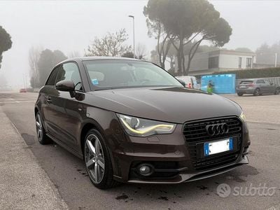 Usata Audi A1 S-Line 105 CV (77 kW) 2011 Marrone Utilitaria