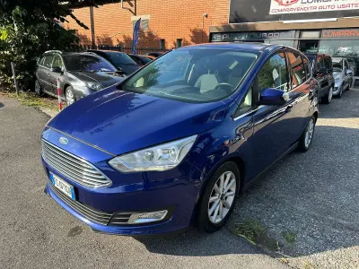 Usata Ford C-MAX Titanium X 125 CV (91 kW) 2016 Blu/azzurro Monovolume