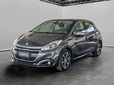 Usata Peugeot 208 Allure 75 CV (55 kW) 2017 Grigio Utilitaria