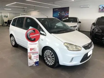 Käytetty Ford C-MAX Titanium 89 HP (65 kW) 2008 Valkoinen Tila-auto