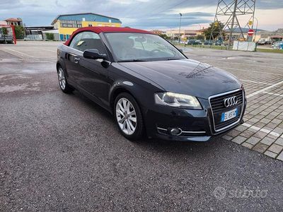 Usata Audi A3 Cabriolet Ambition 105 CV (77 kW) 2012 Nero Cabrio