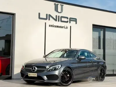 Usata Mercedes C220 Premium 170 CV (125 kW) 2018 Grigio Coupé