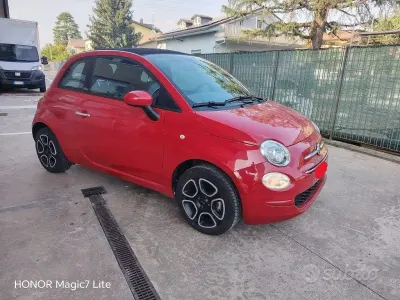 Usata Fiat 500C Red 69 CV (50 kW) 2023 Rosso Cabrio