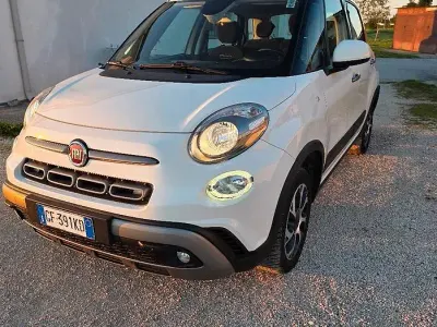 Usata Fiat 500L Cross 95 CV (69 kW) 2021 Bianco Monovolume