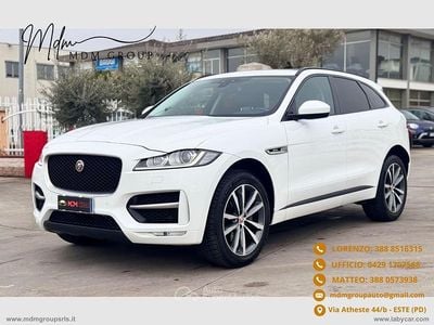 Usata Jaguar F-Pace R-Sport 300 CV (220 kW) 2017 Bianco SUV