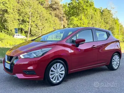 Usata Nissan Micra 71 CV (52 kW) 2017 Rosso Utilitaria