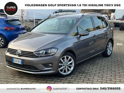 usata VW Golf Sportsvan 1.6 TDI BlueMotion 110cv Highline D