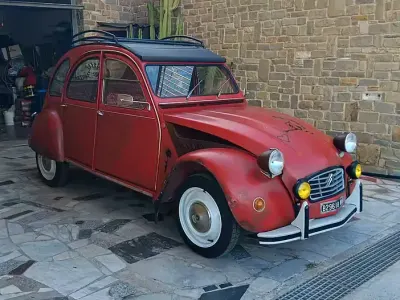Usata Citroën 2CV 1970 Rosso Berlina