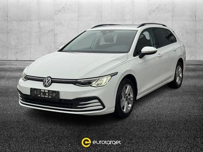 Usata VW Golf VIII Life 150 CV (110 kW) 2022 Bianco metallizzato Station wagon