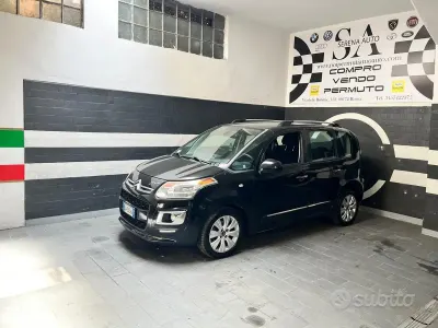 Usata Citroën C3 Picasso Exclusive 92 CV (67 kW) 2014 Nero Monovolume
