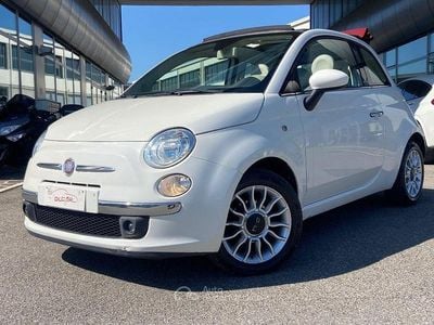 Usata Fiat 500 Lounge 69 CV (50 kW) 2010 Bianco Cabrio