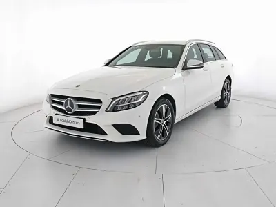 Usata Mercedes C200 160 CV (117 kW) 2019 Bianco Station wagon