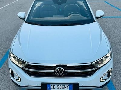 Usata VW T-Roc Cabriolet Style 110 CV (80 kW) 2022 Bianco Cabrio