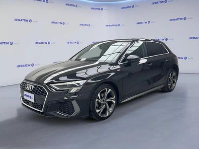 Usata Audi A3 Sportback S-Line 151 CV (111 kW) 2022 Nero Utilitaria