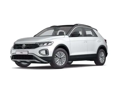Nuova VW T-Roc Life 150 CV (110 kW) 2025 Pure white nero SUV
