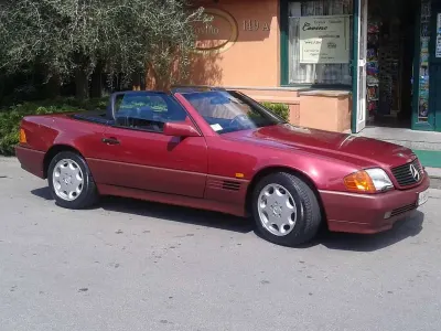Usata Mercedes SL300 231 CV (169 kW) 1992 Rosso Cabrio