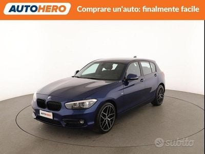 Usata BMW 116 Sport Line 116 CV (85 kW) 2018 Blu Utilitaria