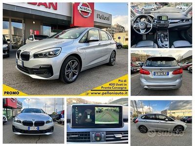 Usata BMW 225 Active Tourer iPerformance 136 CV (100 kW) 2018 Argento Monovolume