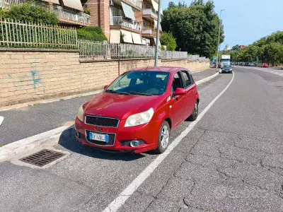 Usata Chevrolet Aveo 84 CV (61 kW) 2009 Rosso Berlina