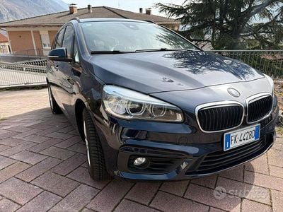 Usata BMW 218 Gran Tourer Advantage 150 CV (110 kW) 2017 Blu Monovolume