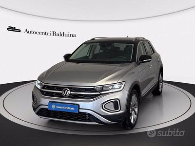 Usata VW T-Roc Style 150 CV (110 kW) 2022 Pyrit silver met/tetto nero me SUV