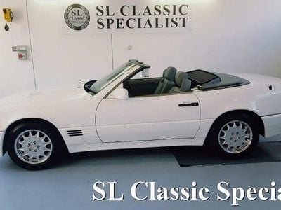 Usata Mercedes SL500 320 CV (235 kW) 1994 Bianco pastello