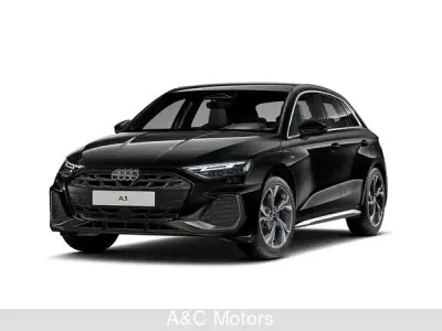 Ny Audi A3 Sportback S-Line 150 HK (110 kW) 2026 Svart Halvkombi