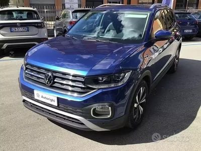 Usata VW T-Cross Advance 110 CV (80 kW) 2022 Blu/azzurro SUV