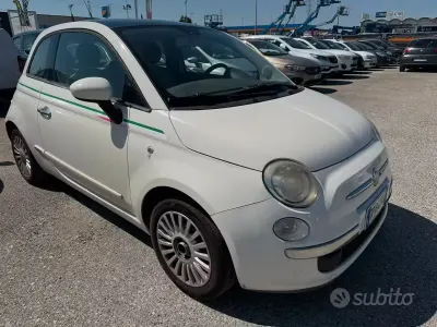 Usata Fiat 500 Lounge 69 CV (50 kW) 2008 Bianco Coupé