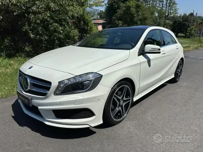 Usata Mercedes A180 Premium 109 CV (80 kW) 2013 Bianco Utilitaria