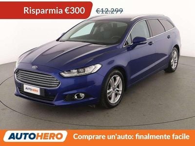 Usata Ford Mondeo Titanium 150 CV (110 kW) 2016 Blu/azzurro Station wagon