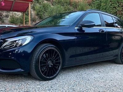 Usata Mercedes C220 170 CV (125 kW) 2016 Blu Station wagon