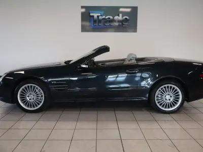 Usata Mercedes SL55 AMG AMG 500 CV (367 kW) 2002 Blu Cabrio