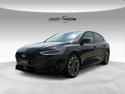 Usata Ford Focus ST-Line X 125 CV (91 kW) 2022 Nero Utilitaria
