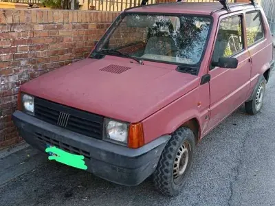 Usata Fiat Panda Young 54 CV (39 kW) 2003 Rosso Utilitaria