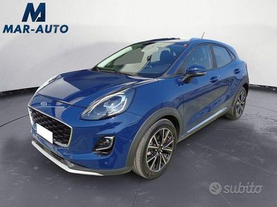 Usata Ford Puma Titanium 125 CV (91 kW) 2022 Blu/azzurro SUV