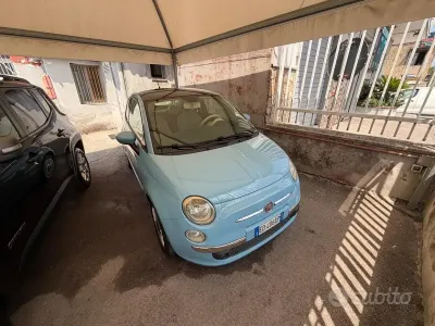 Usata Fiat 500 Lounge 85 CV (62 kW) 2010 Bluazzurro Berlina